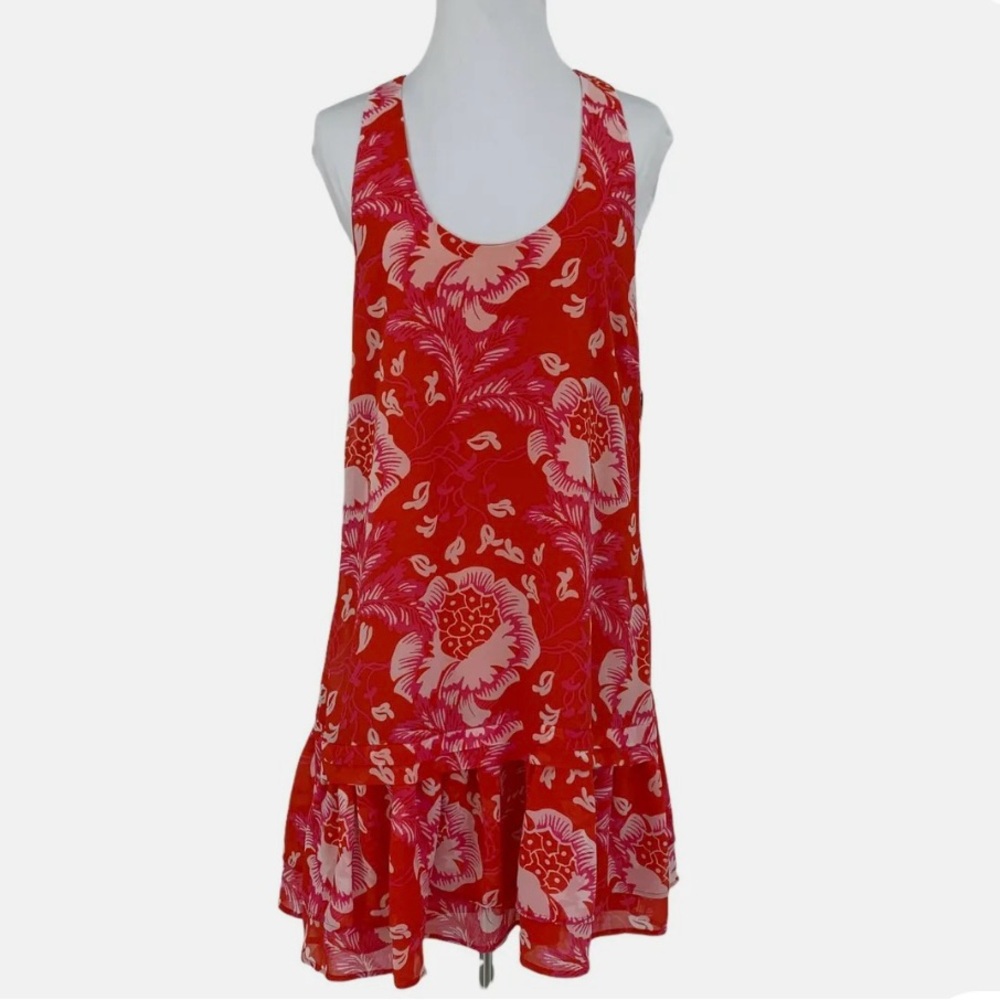 Juicy  Couture Firelit Catalina Floral Racerback Sleeveless Dress - EUC